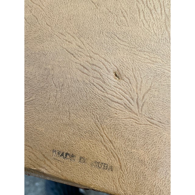 Wood Vintage Cuban Crocodile Wrapped Picture Frame For Sale - Image 7 of 12