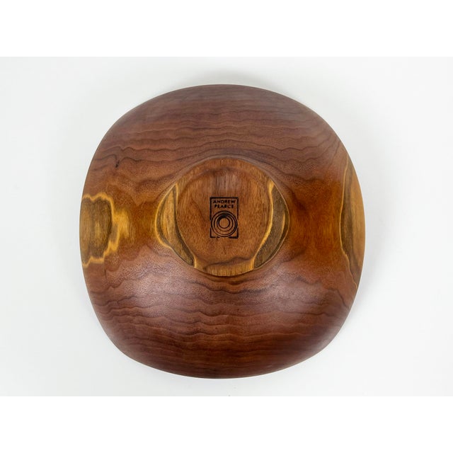Andrew Pearce Medium Echo Walnut Serving Bowl For Sale - Image 9 of 12