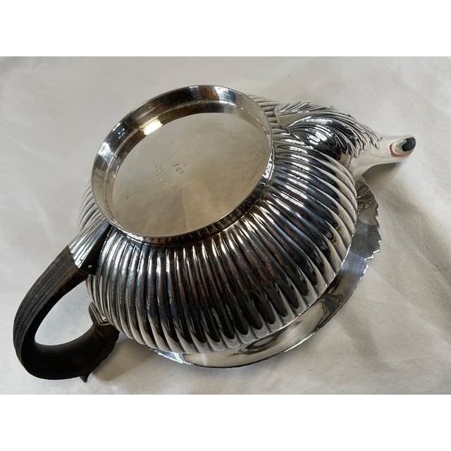 1899 Goldsmiths & Silversmiths Co Sterling Silver Large Milk Pitcher Cherub For Sale - Image 13 of 15