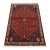 Abadeh Rug 3’7” X 5’3” Red Wool Vintage Tribal Hand-Knotted Oriental Carpet For Sale