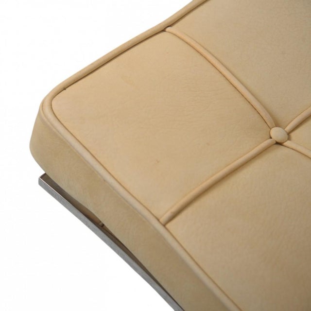 Barcelona Chair in Nubuck Leather by Ludwig Mies Van Der Rohe, 2010s For Sale - Image 14 of 18