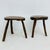 Brutalist Wooden Side Table, 1970s, Set of 2 For Sale - Image 6 of 18