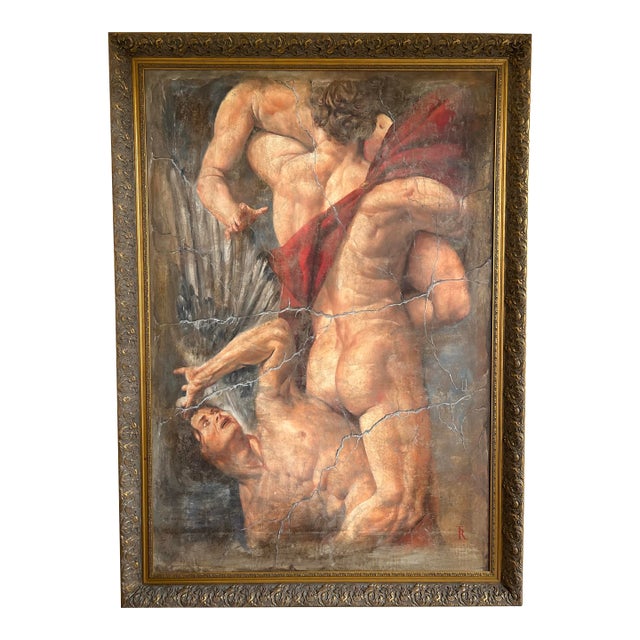 Late 20th Century Tomasz Rut Painting For Sale