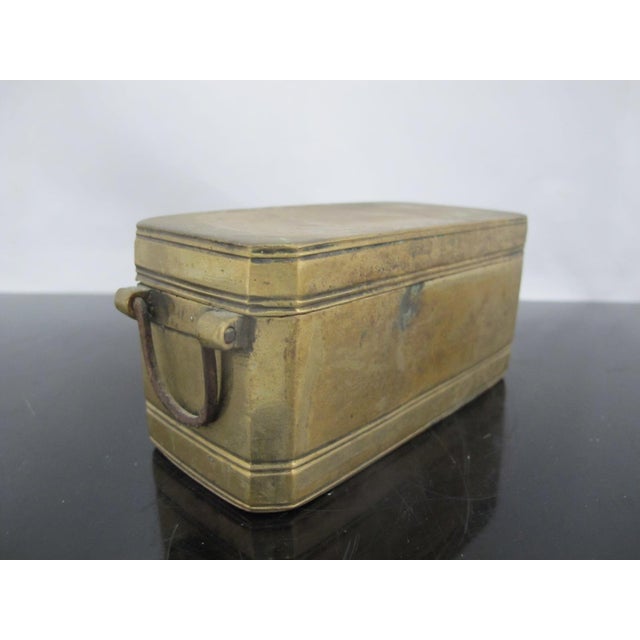 Antique Mindanao Southeast Asian Brass Lime Betel Nut Snuff Box For Sale - Image 4 of 13