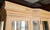 1990s 1990s Drexel Heritage Corinthian Burled Wood Oak & Ash Hutch For Sale - Image 5 of 6
