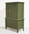 Mid Century Transitional Highboy Dresser in Olive Green - Newly Painted For Sale - Image 4 of 14