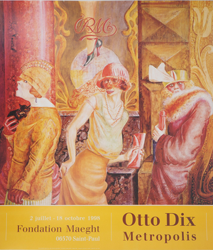 Metropolis Poster attributed to Otto Dix