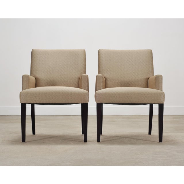 2000 - 2009 Set of Twelve A. Rudin No. 442 Upholstered Dining Armchairs For Sale - Image 5 of 18
