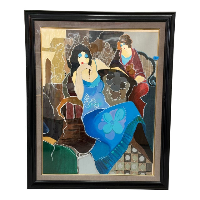 Circa 1997 Itzchak Tarkay Suzanne Serigraph, Signed For Sale