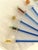 Mid-Century Modern 1980s Tropical Drink Themed Swizzle Sticks, Set of 6 For Sale - Image 3 of 4