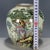 Vintage Chinese Celadon Famille Rose "Crane & Pine" Jar With Marchant London Label For Sale - Image 4 of 9