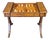 Mid-20th Century Tooled Leather-Clad Games Table For Sale