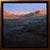 This oil on panel artwork captures the serene landscape of Denali, showcasing rolling hills bathed in warm light as the...