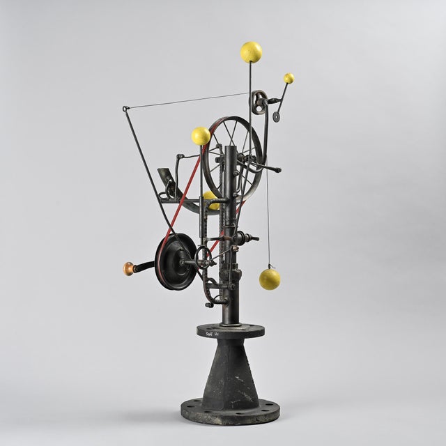 Kinetic Metal Sculpture, Switzerland, 1996 For Sale - Image 10 of 16