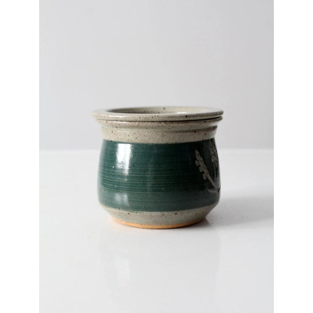 Vintage Studio Pottery Jar For Sale - Image 4 of 13