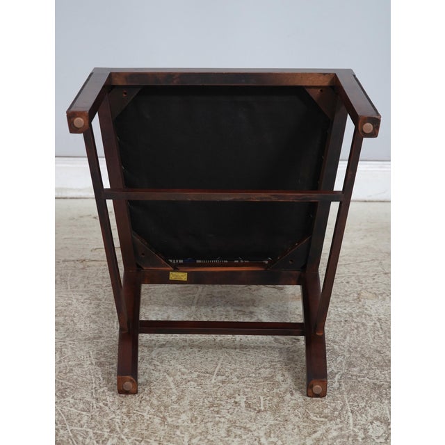 Set of 8 Maitland Smith Mahogany Dining Chairs For Sale - Image 17 of 18
