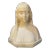 Antique Victorian Alabaster Statue Sculpture of Young Woman 19th Century For Sale