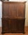 1860s Antique French Gothic Revival Solid Oak & Stained Glass Doors Cabinet For Sale - Image 17 of 18