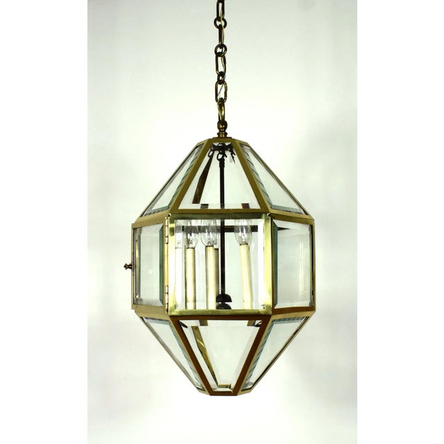 Large Antique Vienna Secession Pendant Lamp by Josef Hoffmann For Sale - Image 9 of 11