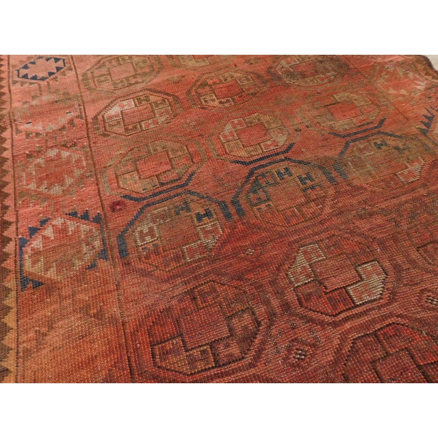 Antique Afghan Bokhara Rug. For Sale In Los Angeles - Image 6 of 9