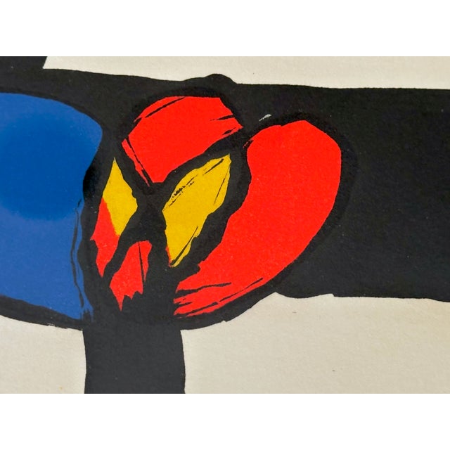 Paper Alexander Calder Untitled/Flowers Fences 1972 Magie Eolienne Portfolio For Sale - Image 7 of 16