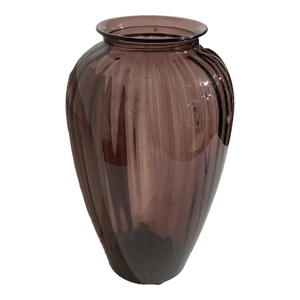 Vintage Amethyst Color European Art Glass Vase