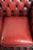 Animal Skin English Chesterfield Sofa in Cow Leather For Sale - Image 7 of 16