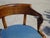 Antique Gondola Armchair in Walnut and Fabric For Sale - Image 9 of 18