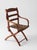 Antique Oak Campaign Folding Chair For Sale - Image 14 of 18