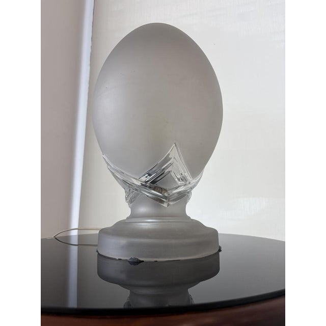 Glass Vintage Murano Glass Table Lamp by Tommaso Barbi, 1980s For Sale - Image 7 of 13