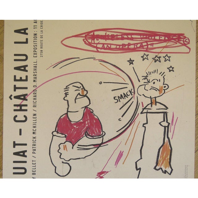 Contemporary Original Exhibition Poster: Chateau Lacoste after Jean-Michel Basquiat, 2019 For Sale - Image 3 of 9