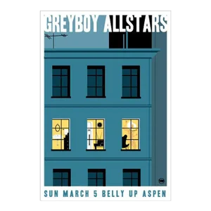 2006 American Concert Poster, Greyboy Allstars (Belly Up)