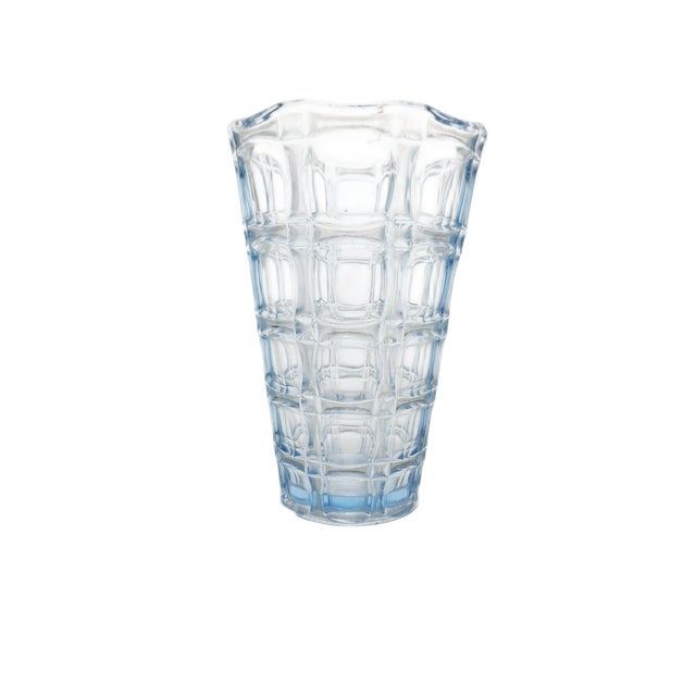 1930s Art Deco Style Vase from Zawiercie Glassworks, Poland, 1950s For Sale - Image 5 of 11