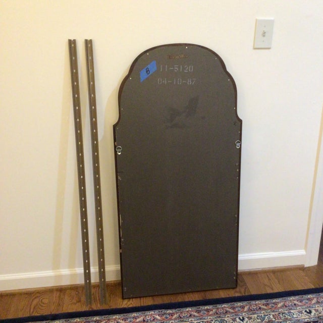 Glass Late 20th Century Ethan Allen Cherry Mirror For Sale - Image 7 of 8