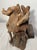 1920s Antique Hand Carved German Tree Trunk Figural Folk Art Sculpture Statue Carving For Sale - Image 5 of 14