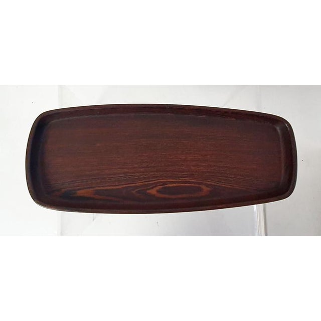 Mid-Century Modern Teak Tray attributed to Hans Gustav Ehrenreich, 1950s For Sale - Image 10 of 12