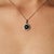 Black 11.55 Ct Black Star Pendant Halo Zircon in 925 Sterling Silver for Her For Sale - Image 8 of 12
