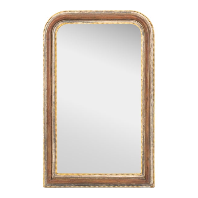 LaBarge Silvered & Giltwood Beveled Mirror For Sale