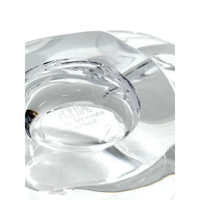 Vintage French Art Glass Splash Bowl Signed Cofrac Art