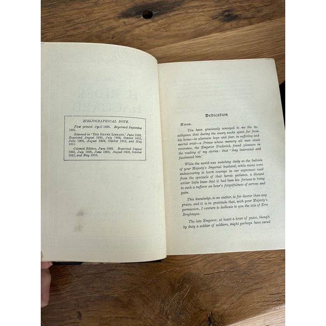 Antique Hardcover Books-Set of 11 the Works of H Rider Haggard For Sale - Image 6 of 12