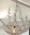 Silver Italian Vintage Venetian Style Lucite Crystal Ship Motif Chandelier For Sale - Image 8 of 18