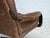 Danish Swivel Armchair in Brown Corduroy, 1970s For Sale - Image 12 of 18