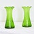 Green English 19th Century Pair of Large Green Bulb Vases For Sale - Image 8 of 8