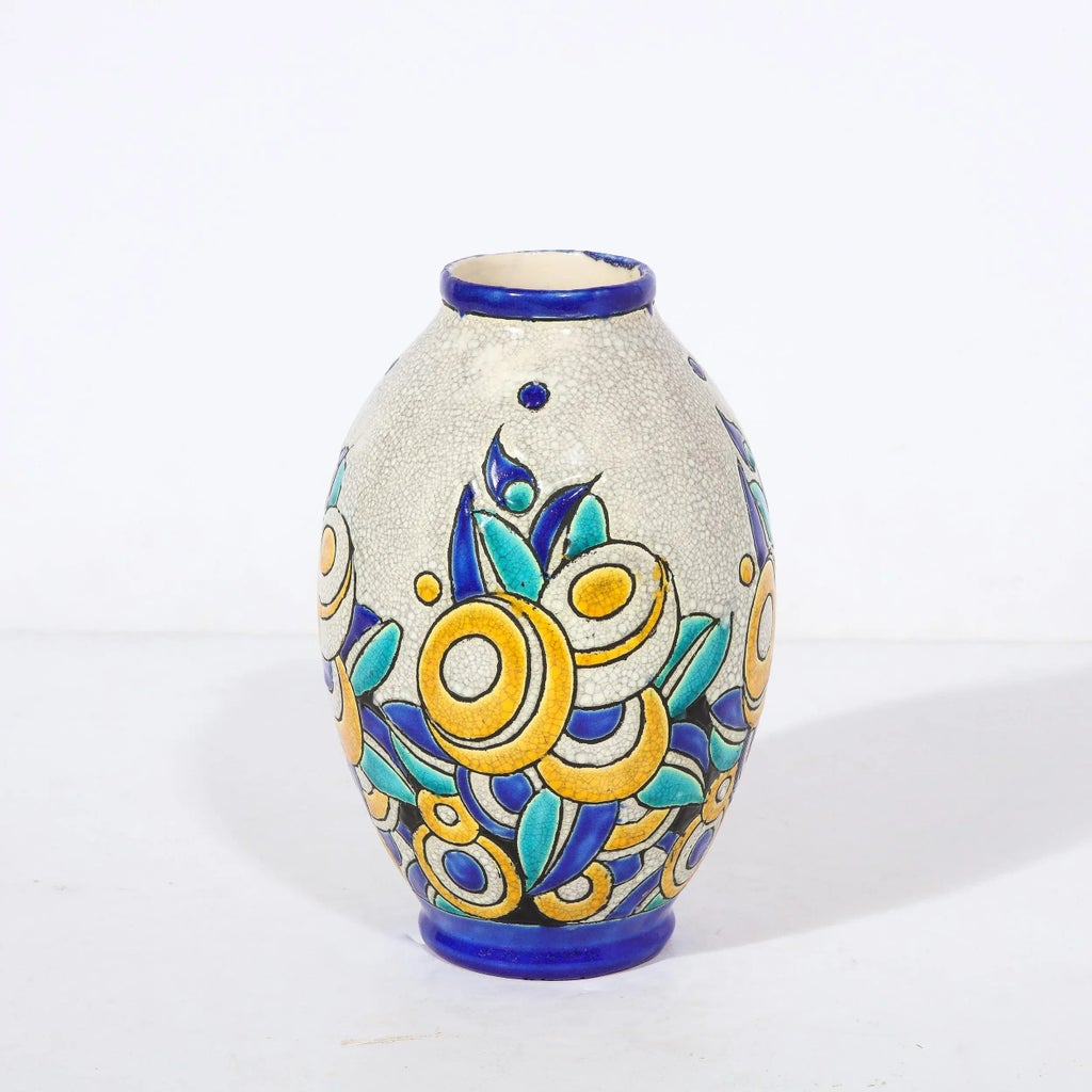 Vase Céramique Art Déco Bauhaus - Kieler Kunst-Keramik - Karl Taggeselle - Occasion
