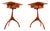 Side Tables in Cherry Wood by De Padova, 1980s, Set of 2 For Sale