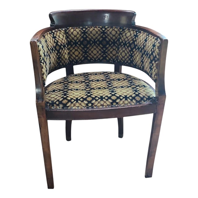 19th Century Cruise Liner Tub Chair For Sale