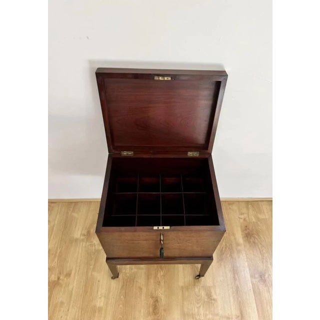 Antique George III Mahogany Callarette, 1800s For Sale - Image 9 of 11