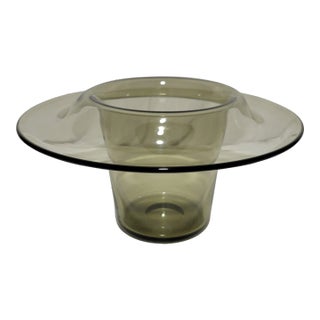 1950s Saara Hopea for Nuutajärvi Notsjo "Hattu" Art Glass Vase For Sale
