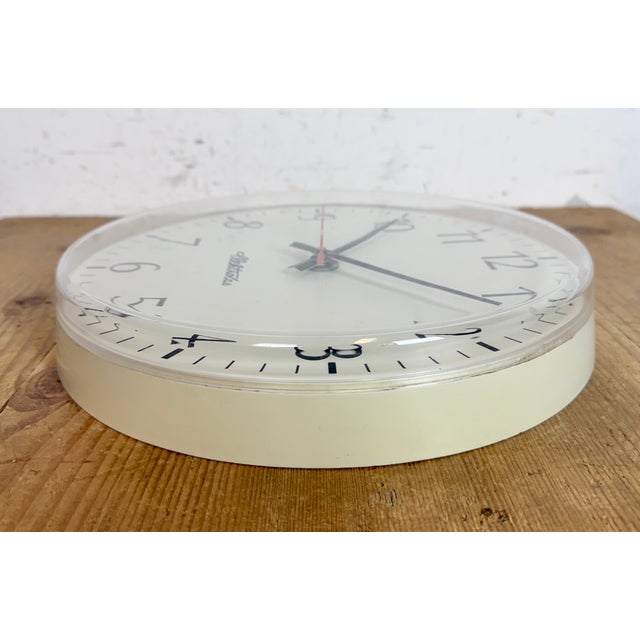 Vintage Office Wall Clock from Elektročas, 1990s For Sale - Image 12 of 18