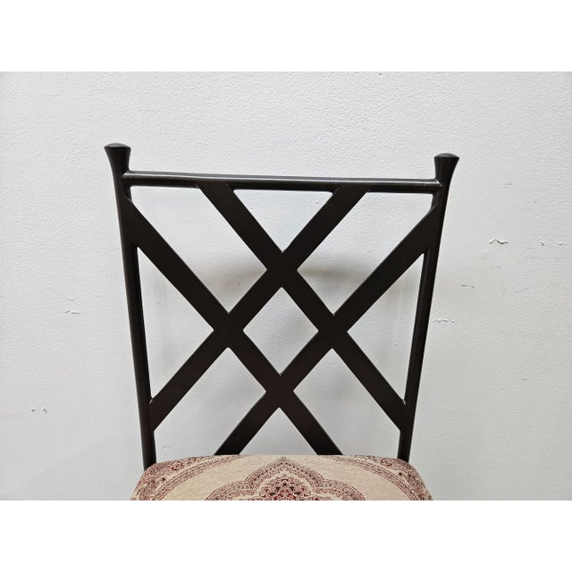Wonderful Ethan Allen bar stool in excellent condition. See matching Stool in our chairish store. Please see photos as...